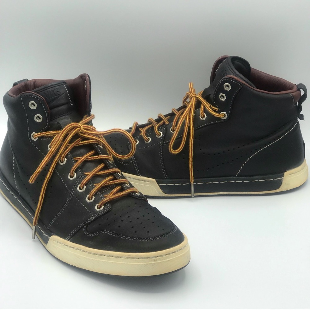 Men’s Leather NIKE Air Royal Mid QS Mid-Top Sneaks